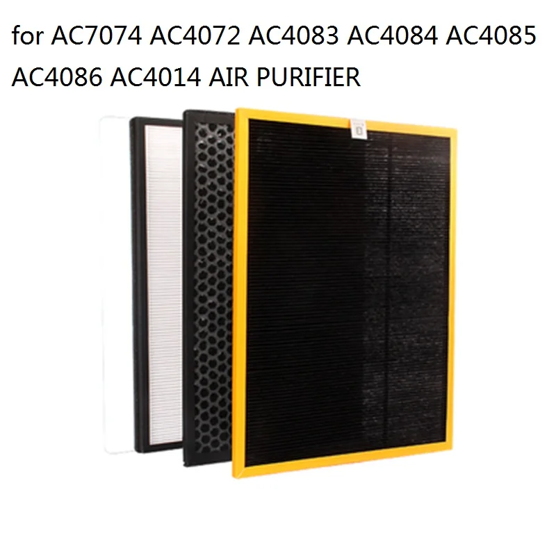 3 шт./компл. Сменный фильтр AC4142 + AC4143 AC4144 для Philips AC4072 AC4074 AC4083 AC4084 AC4085 AC4086 AC4014