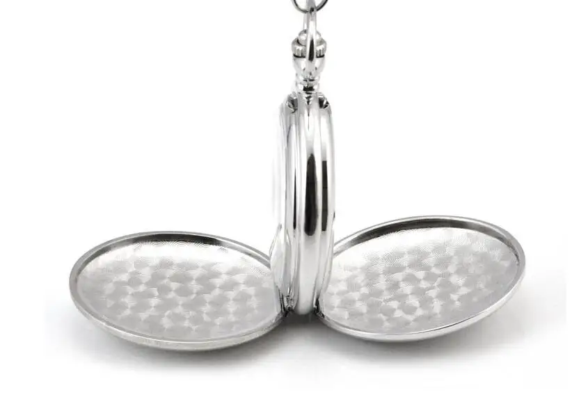 1pcs Silver Polished Double Opened Flip Mechanical Pocket Watch Skeleton Roman Dial Men's Watches Christmas Gift Watch
1pcs Silver Polished Double Opened Flip Mechanical Pocket Watch Skeleton Roman Dial Men's Watches Christmas Gift Watch