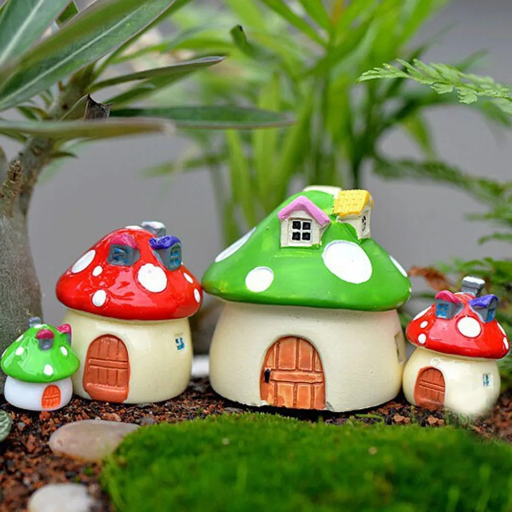 Cute 3 Sizes DIY Resin Fairy Garden Craft Decoration Miniature Micro Gnome Terrarium Mediterranean House Mushroom Castle Gift
Cute 3 Sizes DIY Resin Fairy Garden Craft Decoration Miniature Micro Gnome Terrarium Mediterranean House Mushroom Castle Gift