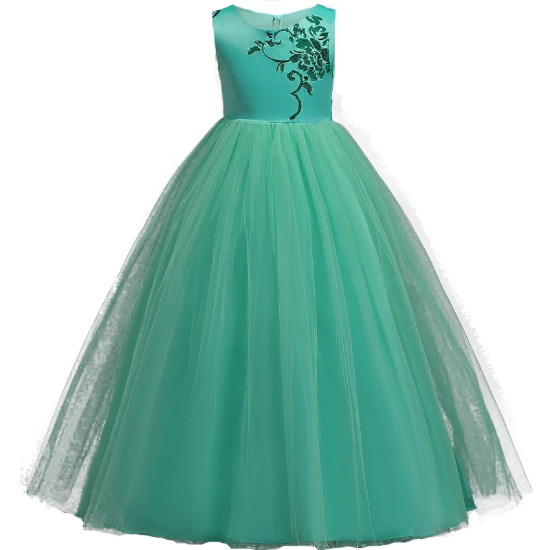 New Kids Girls Wedding Flower Girl Dress Princess Party Pageant Formal Dress Embroidery Long Dress 5-14 year wear Clothing
New Kids Girls Wedding Flower Girl Dress Princess Party Pageant Formal Dress Embroidery Long Dress 5-14 year wear Clothing