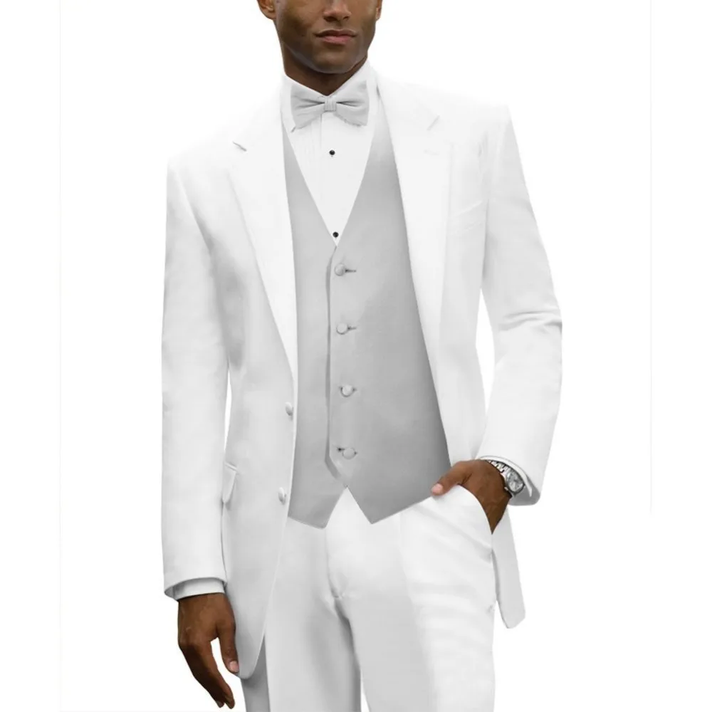 Custom made Men's Suit Two Button Businessmen Recommend Three-piece High Quality Tuxedo Suits ( jacket+Pants+vest+tie)
Custom made Men's Suit Two Button Businessmen Recommend Three-piece High Quality Tuxedo Suits ( jacket+Pants+vest+tie)