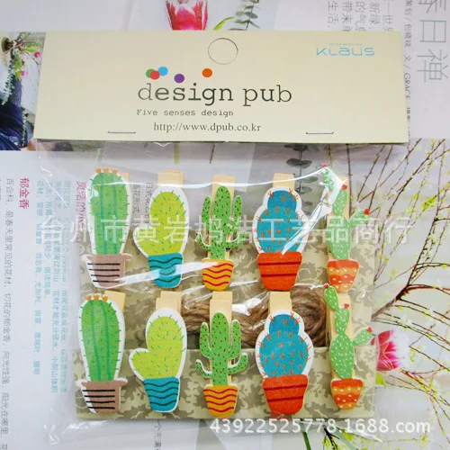 10 pcs/lot Creative Cactus Wooden Clip Photo paper Clothespin Craft Clips Party Decoration Clip with Hemp Rope
10 pcs/lot Creative Cactus Wooden Clip Photo paper Clothespin Craft Clips Party Decoration Clip with Hemp Rope