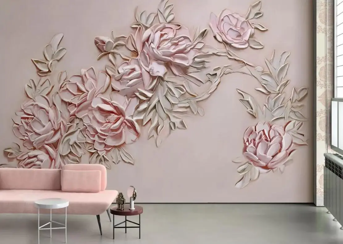 Pink Flower Wallpaper 3D Wall Murals Hand-Painted Embossed Rose Wall Decor Canvas Print Art Wall Floral Wall Paper Contact Paper
Pink Flower Wallpaper 3D Wall Murals Hand-Painted Embossed Rose Wall Decor Canvas Print Art Wall Floral Wall Paper Contact Paper