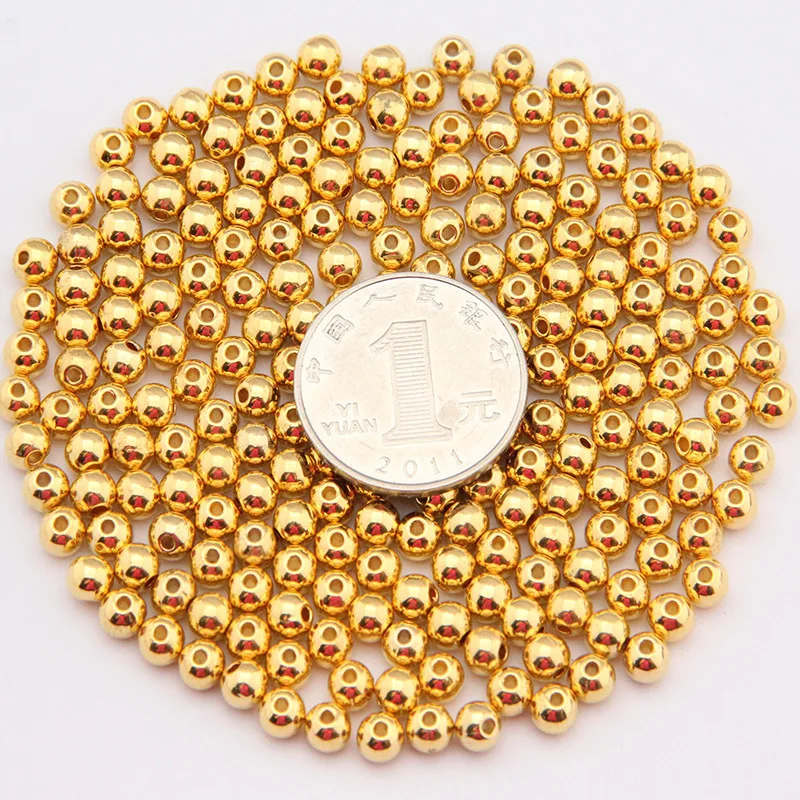 500PCs 3-6mm Beads Gold color Smooth Round Spacers Beads DIY Bracelets &Necklace Jewelry Gifts
500PCs 3-6mm Beads Gold color Smooth Round Spacers Beads DIY Bracelets &Necklace Jewelry Gifts