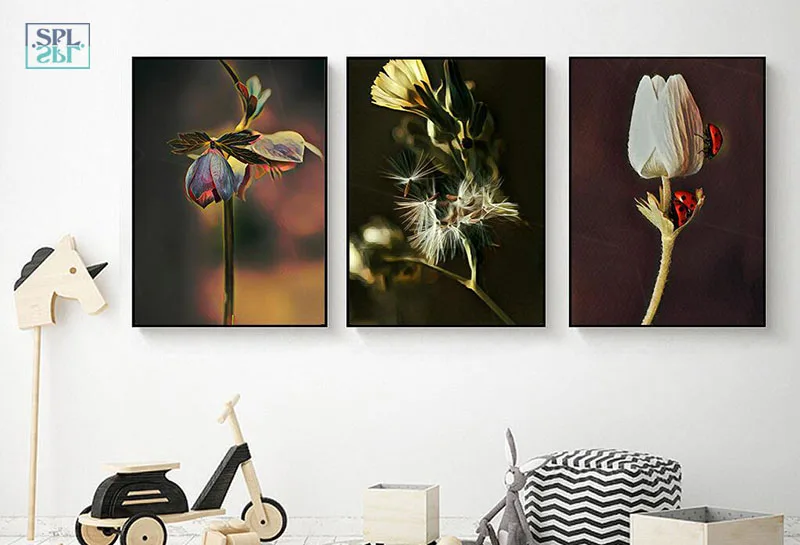 SPLSPL Unframed Nordic Oil Painting Flower Natural Scenery Zen Themed Wall Picture Home Decoration Canvas Art Print Painting
SPLSPL Unframed Nordic Oil Painting Flower Natural Scenery Zen Themed Wall Picture Home Decoration Canvas Art Print Painting