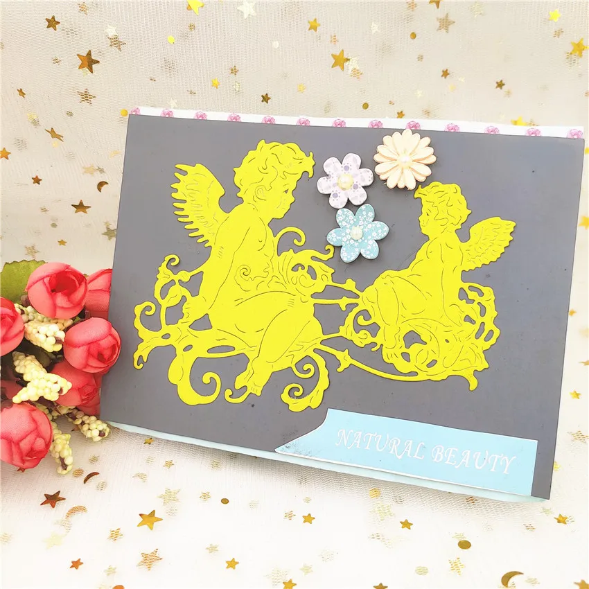 ZhuoAng Goddess of love Cupid Cutting Dies For DIY Scrapbooking Decoretive Embossing Stencial DIY Decoative Card Die Cutter
ZhuoAng Goddess of love Cupid Cutting Dies For DIY Scrapbooking Decoretive Embossing Stencial DIY Decoative Card Die Cutter