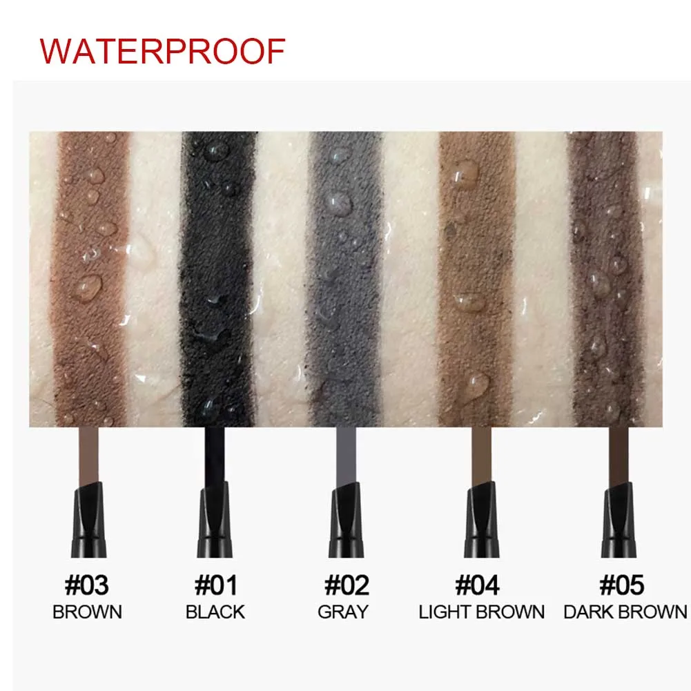 High Quality Double Ended Eyebrow Pencil With Brow Brush Waterproof Makeup Eye Brow Cosmetic For Beauty
High Quality Double Ended Eyebrow Pencil With Brow Brush Waterproof Makeup Eye Brow Cosmetic For Beauty