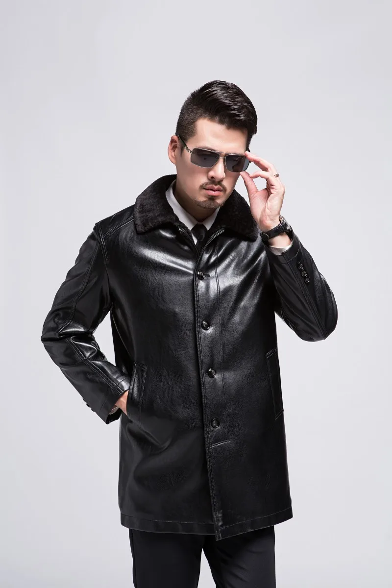 806 New Fashion 2017 middle-aged Men Winter Clothes Man Winter Cashmere Thickened Leather Jacket
806 New Fashion 2017 middle-aged Men Winter Clothes Man Winter Cashmere Thickened Leather Jacket