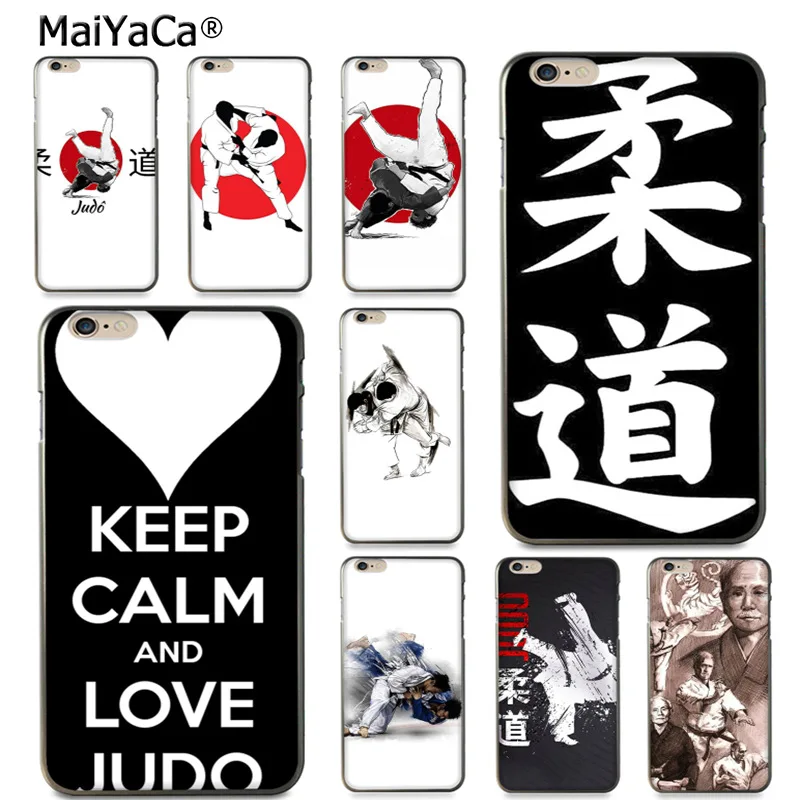 MaiYaCa Япония Judo боевой роскошный качественный чехол для телефона iPhone 8 7 6 6S Plus X 5S 12pro