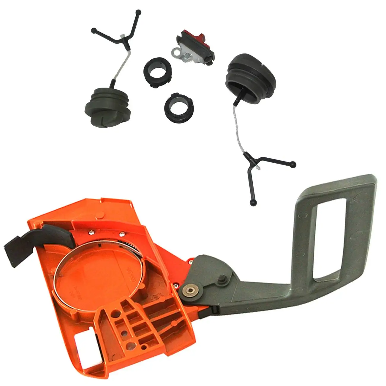 Clutch Cover Brake Handle Gas Oil Cap Switch Kit For HUSQVARNA 266 268 272 61 66 Chainsaw Replace NEW Parts
Clutch Cover Brake Handle Gas Oil Cap Switch Kit For HUSQVARNA 266 268 272 61 66 Chainsaw Replace NEW Parts