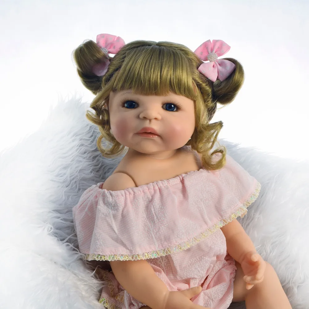 KEIUMI New Desgin 22 Inch Reborn Baby Full Body Silicone Dolls With Blue Eye 55 cm Realistic Gold Hair Reborn Girl Princess Doll
KEIUMI New Desgin 22 Inch Reborn Baby Full Body Silicone Dolls With Blue Eye 55 cm Realistic Gold Hair Reborn Girl Princess Doll