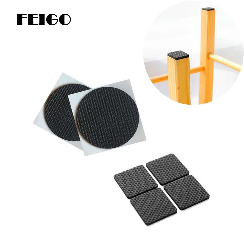 FEIGO 4Pcs /Sets Creative Round /Square Black Anti-noise Home Table Leg Chairs Foot Protection Mat Kitchen Specialty Tools FNK
FEIGO 4Pcs /Sets Creative Round /Square Black Anti-noise Home Table Leg Chairs Foot Protection Mat Kitchen Specialty Tools FNK