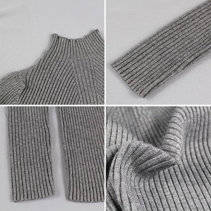 New Casual Women Sweater Fashion Turtleneck Women's Sweaters Clothing Pullovers Computer Knitted Solid Ladies Pullover Clothes
New Casual Women Sweater Fashion Turtleneck Women's Sweaters Clothing Pullovers Computer Knitted Solid Ladies Pullover Clothes