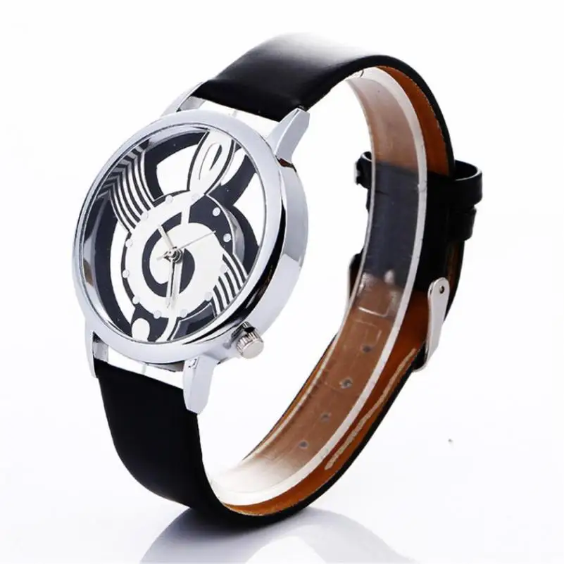 Timezone #301 Simple Women's Watch Musical Note Painting Leather Bracelet Lady Womans Wrist Watch WH
Timezone #301 Simple Women's Watch Musical Note Painting Leather Bracelet Lady Womans Wrist Watch WH
