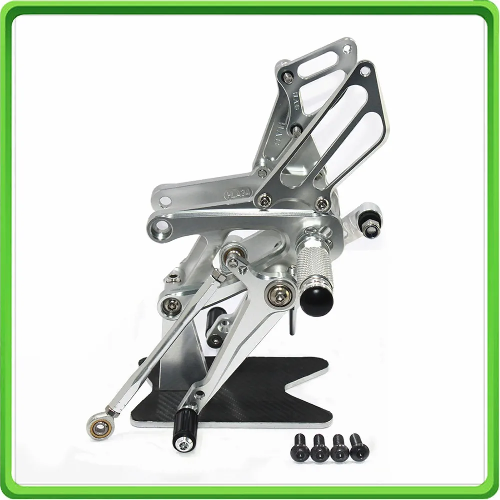 Reverse Shift Rearsets rear set sets footrest foot pegs pedal for Aprilia Tuono V4R APRC ABS 2013 2014 2015 Silver
Reverse Shift Rearsets rear set sets footrest foot pegs pedal for Aprilia Tuono V4R APRC ABS 2013 2014 2015 Silver