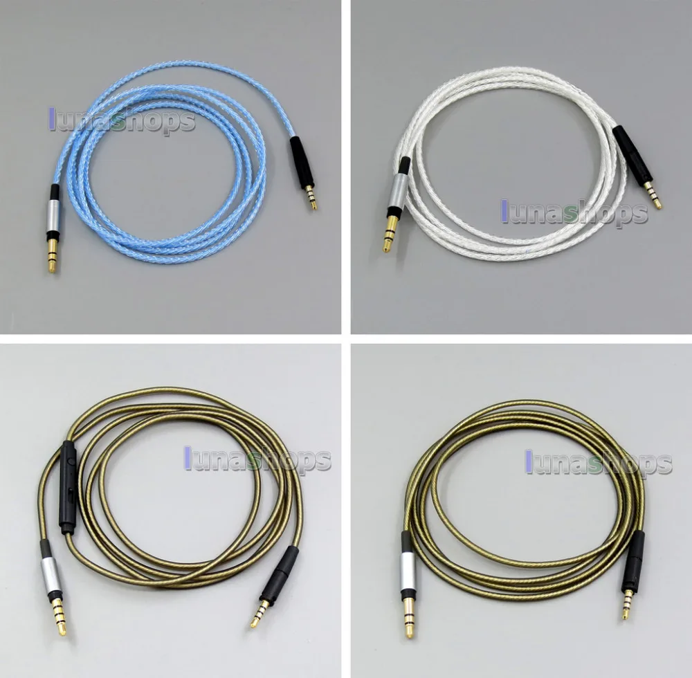 3.5mm Silver Plated Mic Headphone Earphone cable For Sennheiser HD4.30 HD4.40BT HD4.50BTNC LN006322
3.5mm Silver Plated Mic Headphone Earphone cable For Sennheiser HD4.30 HD4.40BT HD4.50BTNC LN006322
