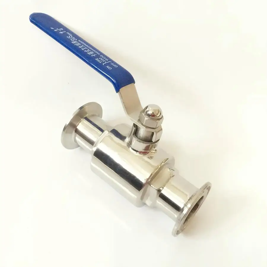 Fit 25mm 1" Pipe OD x 1.5" Tri Clamp Sanitary Ball Shut Off Valve SUS 316L Stainless Beer Brewing Home Factory
Fit 25mm 1" Pipe OD x 1.5" Tri Clamp Sanitary Ball Shut Off Valve SUS 316L Stainless Beer Brewing Home Factory