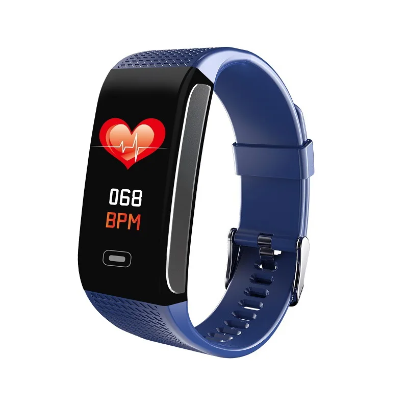 RIQUEZA CK18S Bluetooth Smart Bracelet Heart Rate Blood Pressure Monitor Band Color Screen Women Sport Fitness Tracker | Электроника