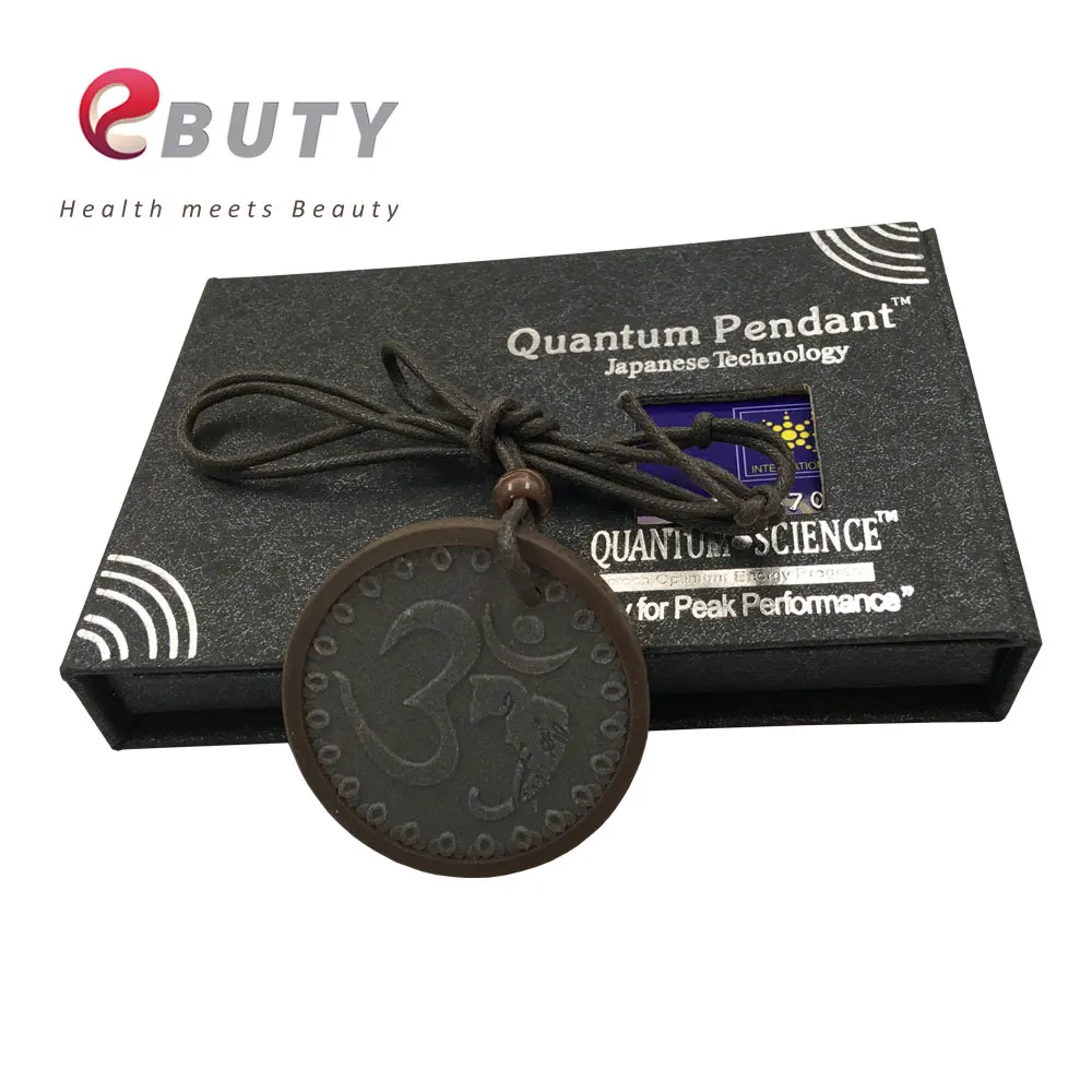 EBUTY Quantum Pendant Pure Black Lava Energy Pendants with Rubber Protector OM Design Best Health Gift for Parents 10pcs/lot
EBUTY Quantum Pendant Pure Black Lava Energy Pendants with Rubber Protector OM Design Best Health Gift for Parents 10pcs/lot