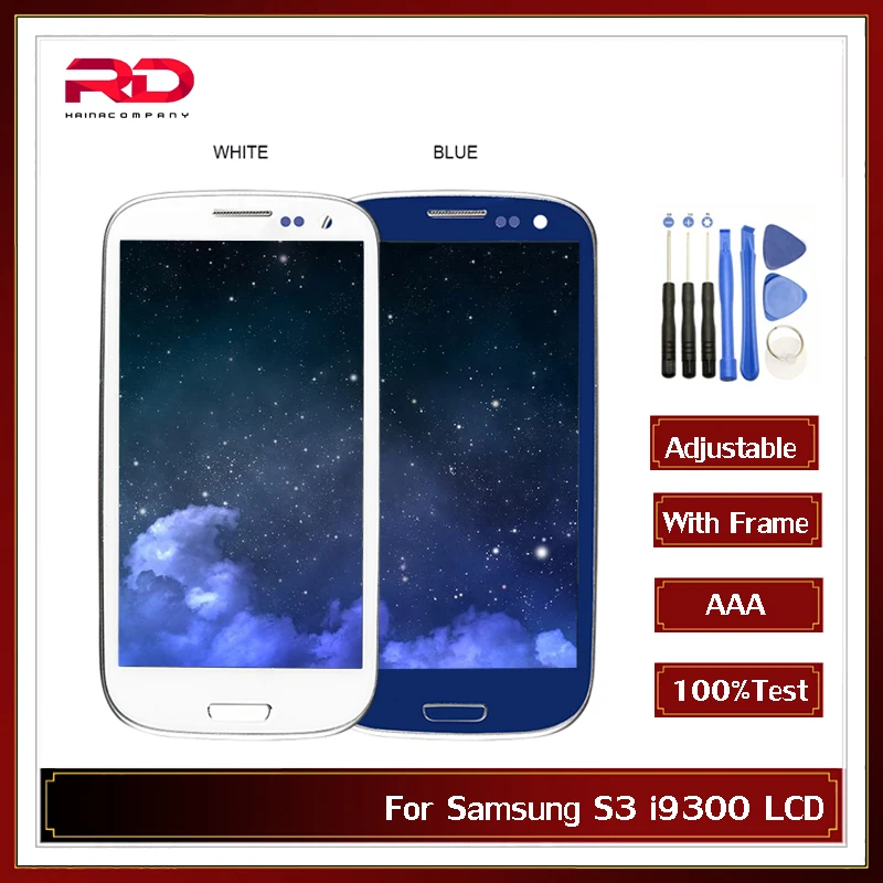 ЖК дисплей с рамкой дигитайзер сенсорного экрана для Samsung Galaxy S3 i9300i|Экраны