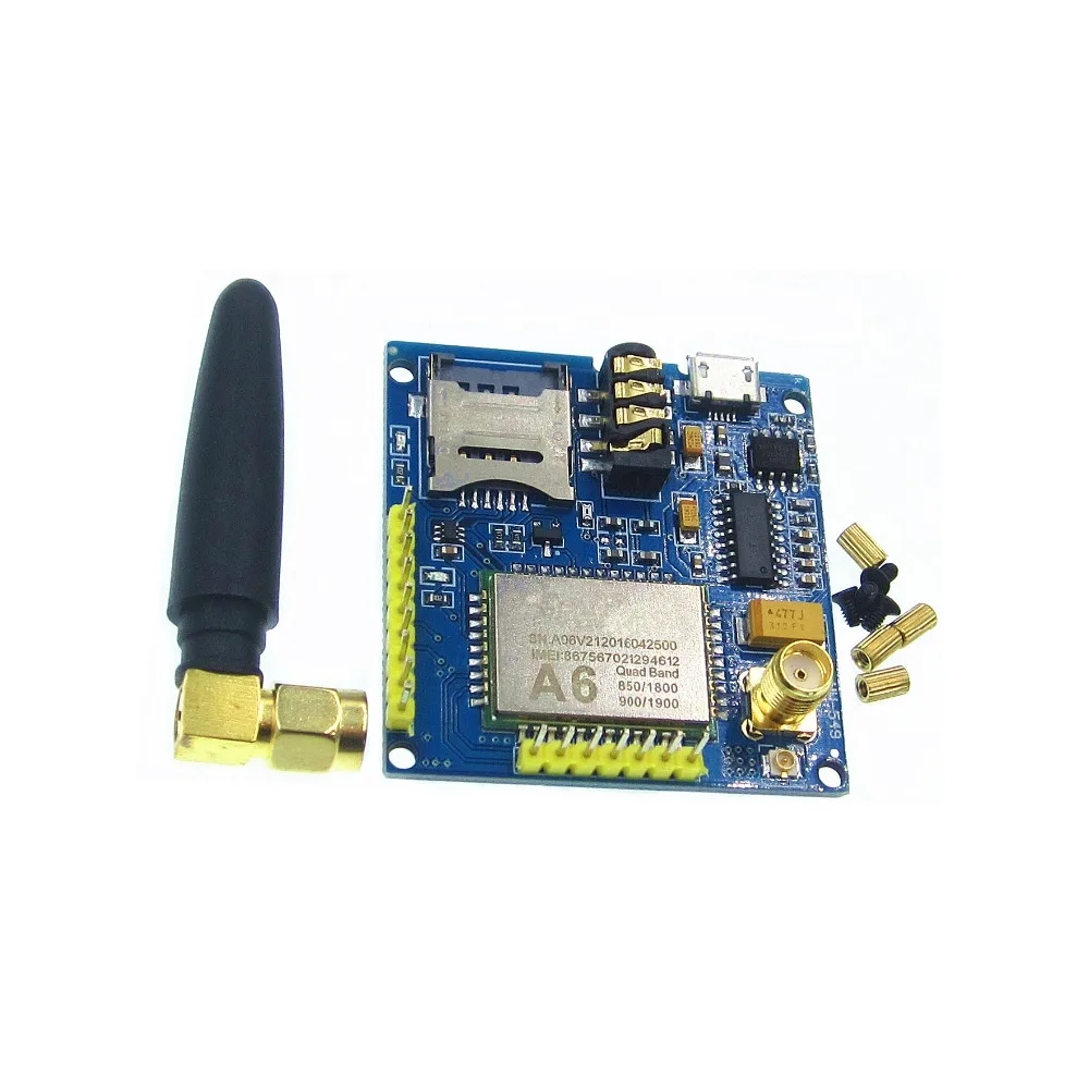 1 компл./лот GPRS A6 модуль, текстовые сообщения, плата разработки GSM GPRS Беспроводная передача данных super SIM900A
1 компл./лот GPRS A6 модуль, текстовые сообщения, плата разработки GSM GPRS Беспроводная передача данных super SIM900A