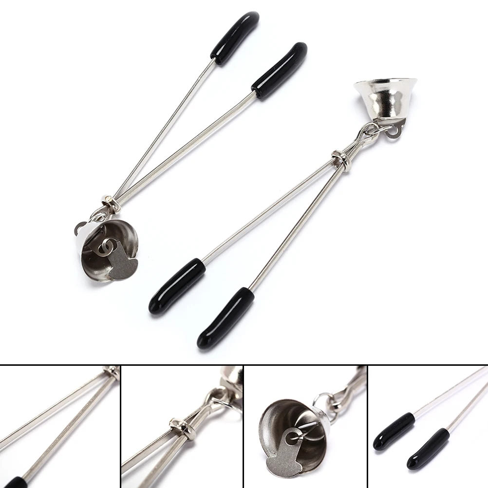 Exotic Accessories 1 Pair Novelty Metal Chain Bell Nipple Clamps Golden Erotic Breast Clips For Women
Exotic Accessories 1 Pair Novelty Metal Chain Bell Nipple Clamps Golden Erotic Breast Clips For Women