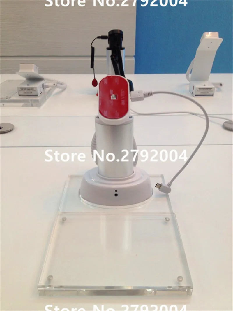 10pcs/lot mobile holder with alarm sistem charging for unique cell phone price tag base | Мобильные телефоны и аксессуары