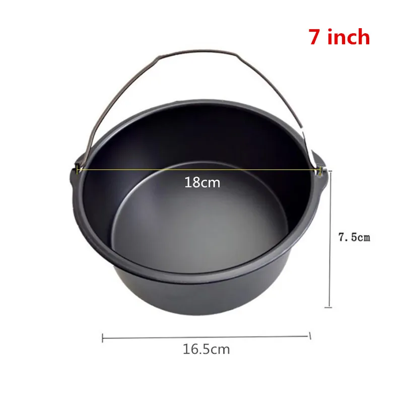 7 Inch Air Fryer Accessory Round Baking Basket Air Frying Pan Accessories Air Frying Pan Basket
7 Inch Air Fryer Accessory Round Baking Basket Air Frying Pan Accessories Air Frying Pan Basket