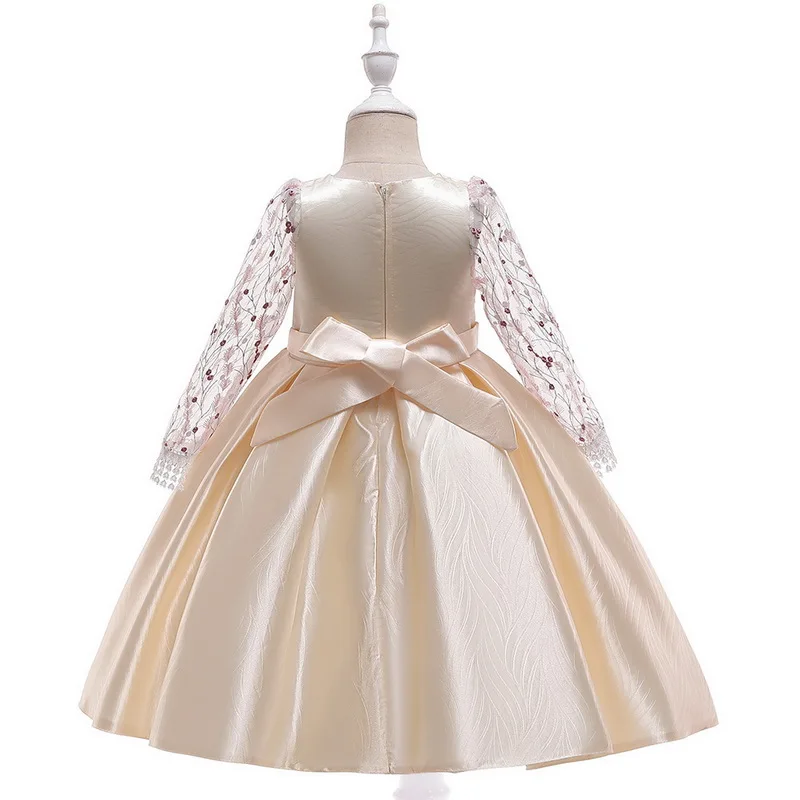 Girls Princess Long Sleeve Bow-Knot Embroidery Fiower Dress Girls Birthday Wedding Theme Party Ball Gown Tutu Dress
Girls Princess Long Sleeve Bow-Knot Embroidery Fiower Dress Girls Birthday Wedding Theme Party Ball Gown Tutu Dress