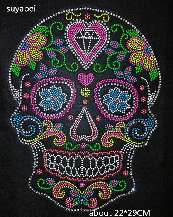 Big Candy color skull hot fix rhinestone transfer motifs strass iron rhinestones fix iron on applique patches for shirt bag
Big Candy color skull hot fix rhinestone transfer motifs strass iron rhinestones fix iron on applique patches for shirt bag
