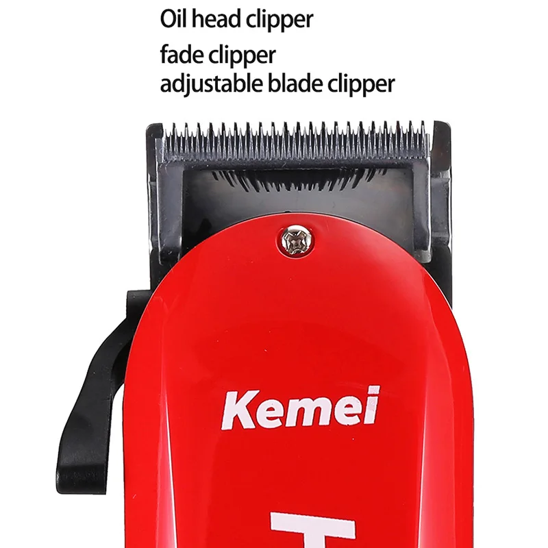 Профессиональная машинка для стрижки волос Kemei мужской беспроводной триммер и