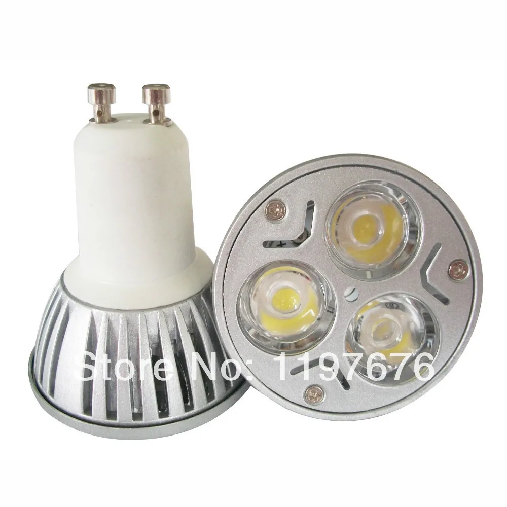 Free shipping Wholesale High Power Dimmable GU10 3x3W 9W LED Spotlight Lamp LED 85~265V Light Bulb Downlight
Free shipping Wholesale High Power Dimmable GU10 3x3W 9W LED Spotlight Lamp LED 85~265V Light Bulb Downlight