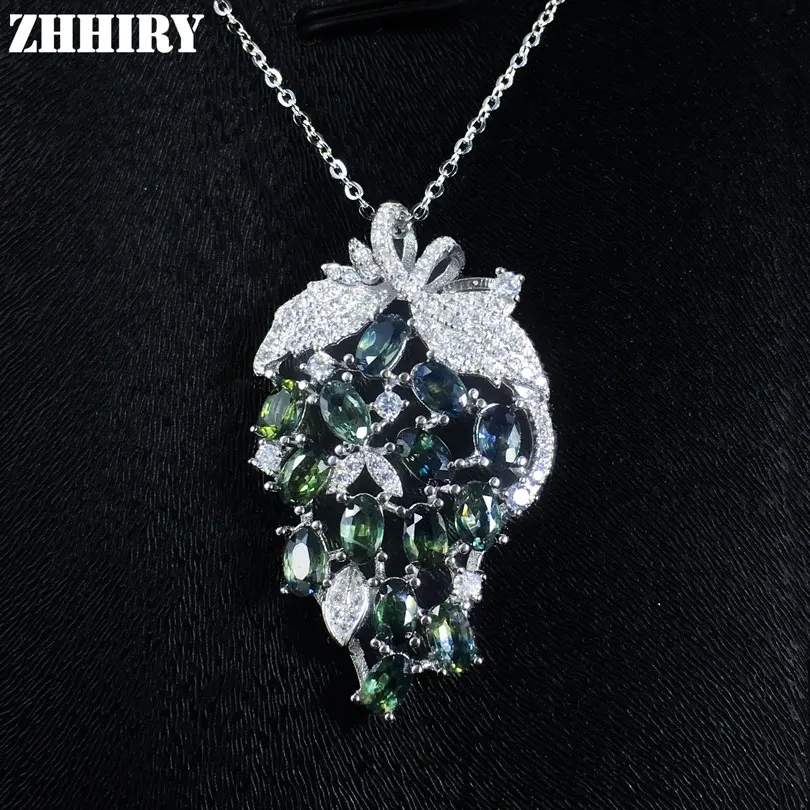 Natural Fancy Sapphire Gemstone Pendant Necklace Woman Genuine Solid 925 Sterling Silver Precious Stone
Natural Fancy Sapphire Gemstone Pendant Necklace Woman Genuine Solid 925 Sterling Silver Precious Stone