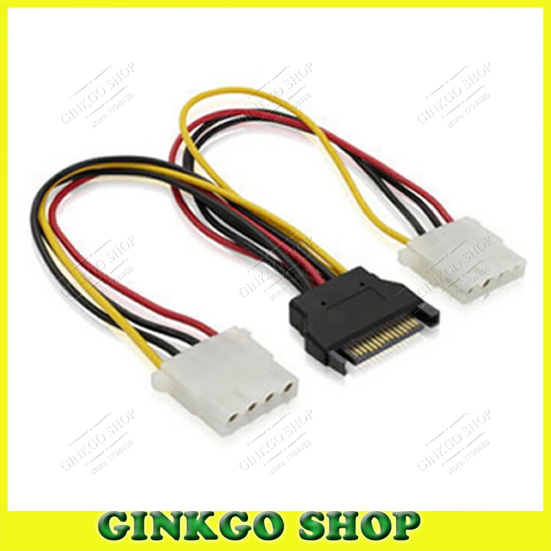 20pcs/lot SATA to Dual IDE 15P Y Splitter Hard Disk Power Supply Extension Cable Free Shipping
20pcs/lot SATA to Dual IDE 15P Y Splitter Hard Disk Power Supply Extension Cable Free Shipping