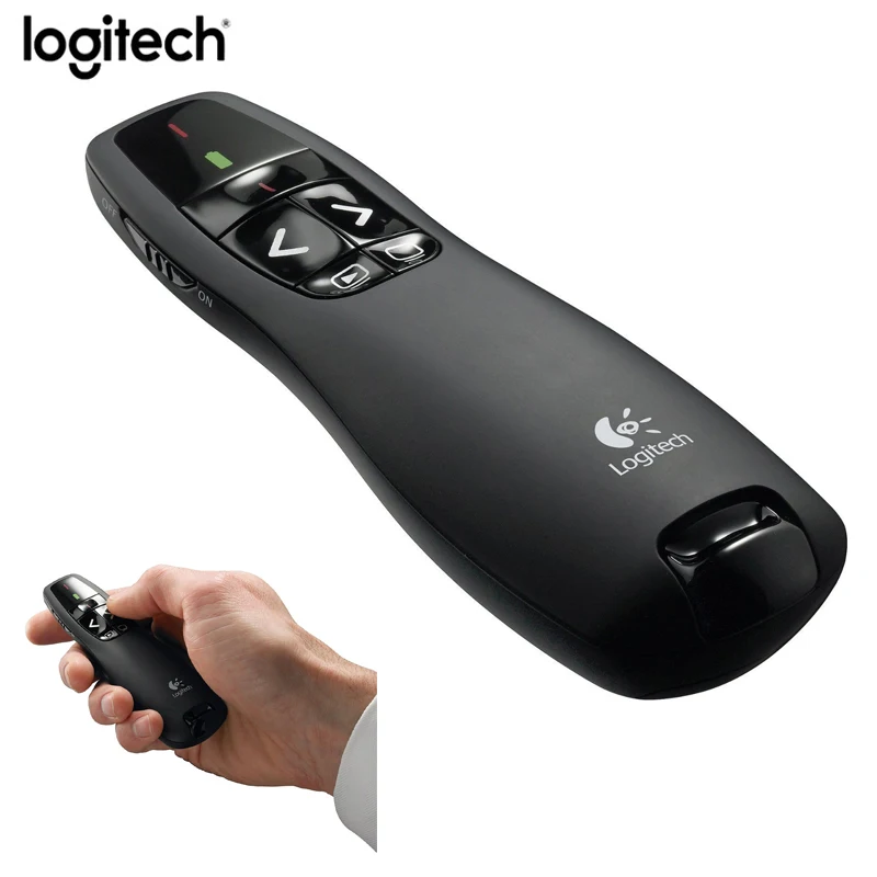 Беспроводной презентатор Logitech R400 / R800, презентационный беспроводной пульт дистанционного управления с лазерной указкой
Беспроводной презентатор Logitech R400 / R800, презентационный беспроводной пульт дистанционного управления с лазерной указкой