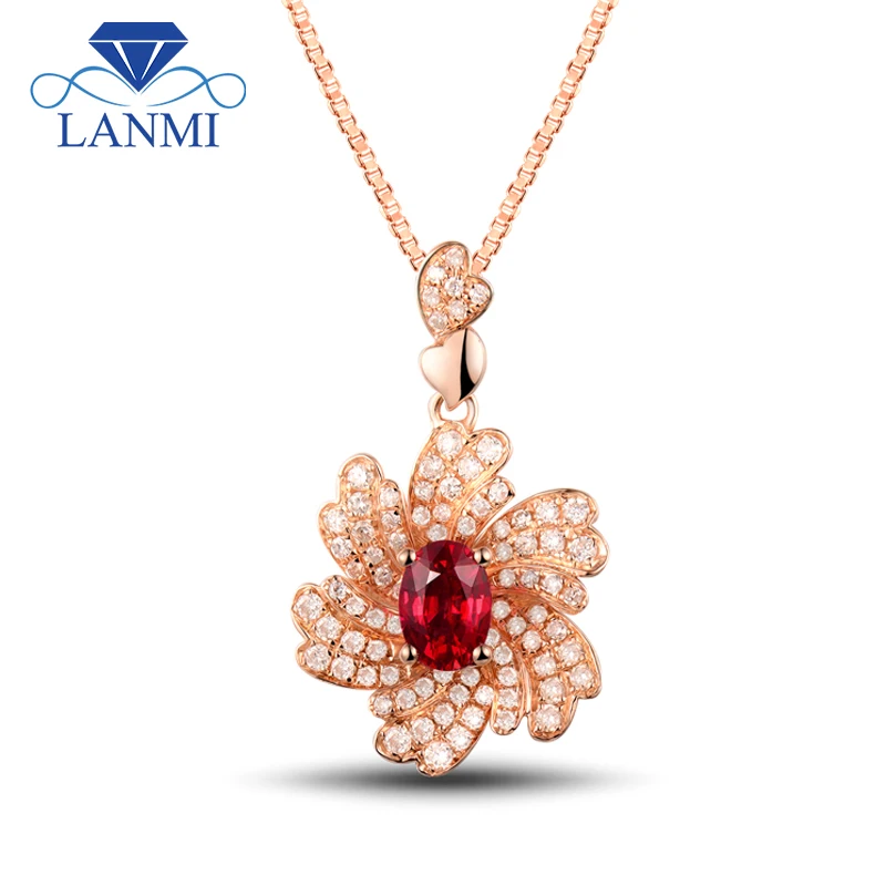 Oval Cut Natural Diamond Ruby Pendant Necklace And 14Kt Rose Gold Pendant For Sale WP060
Oval Cut Natural Diamond Ruby Pendant Necklace And 14Kt Rose Gold Pendant For Sale WP060