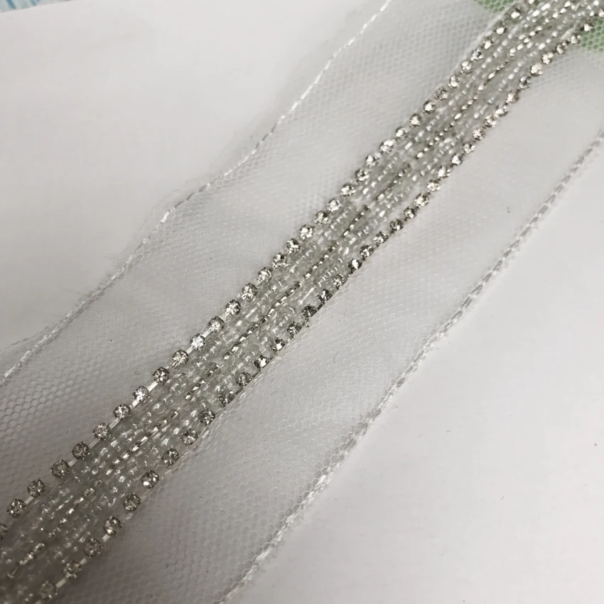 5.7 Yards Beaded Trimmings For Garment Rhinestone Applique Beads Trim For Wedding Dress
5.7 Yards Beaded Trimmings For Garment Rhinestone Applique Beads Trim For Wedding Dress