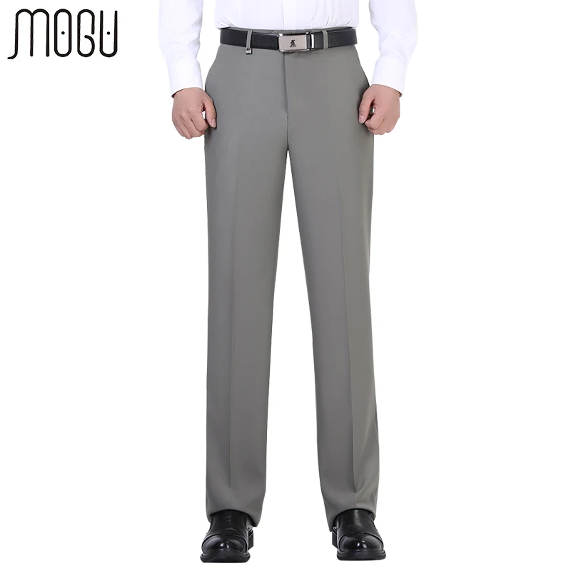 

Мужские однотонные брюки PLYHUNY, однотонные формальные брюки с высокой талией, Азиатские размеры, 2020