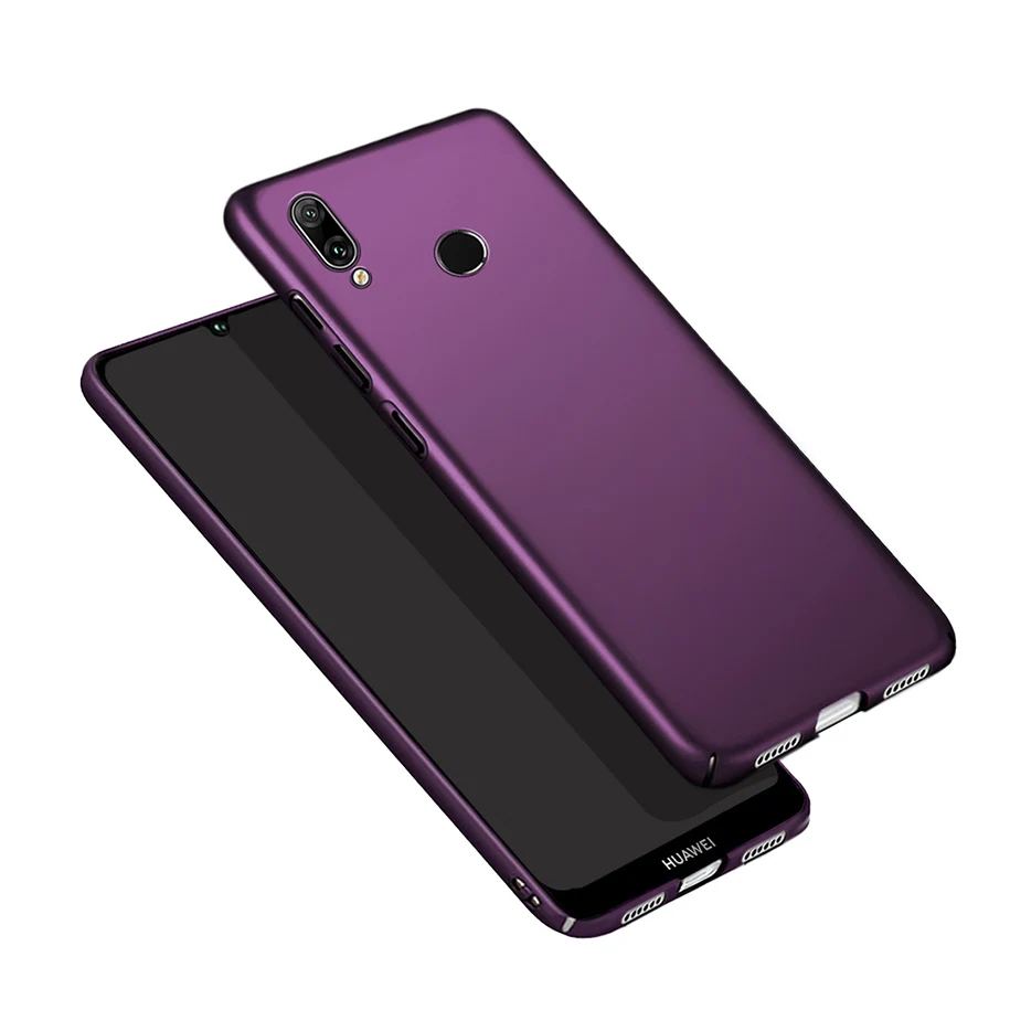 Для Huawei Y7 2019 чехол для Prime защитный ПК Бампер жесткие чехлы телефонов Y 7 Y7Prime