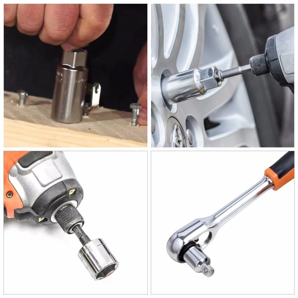 4Pcs Socket Adapter and Reducer Set + 3Pcs Power Hexagonal Shank Extension Bit Set Drill 1/4", 3/8",1/2" Sleeve Wind Batch
4Pcs Socket Adapter and Reducer Set + 3Pcs Power Hexagonal Shank Extension Bit Set Drill 1/4", 3/8",1/2" Sleeve Wind Batch