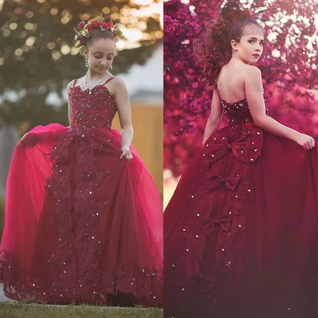 Custom Made Red Girls Pageant Party Gown Princess Birthday Ball Gown Flower Girl Dress for Wedding Size 2-16Y
Custom Made Red Girls Pageant Party Gown Princess Birthday Ball Gown Flower Girl Dress for Wedding Size 2-16Y