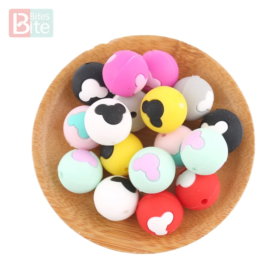 Bite Bites 10PC Silicone Beads Bear DIY Pacifier Chain Baby Nurse Products Making Food Grade Silicone Perle Baby Teether 15mm
Bite Bites 10PC Silicone Beads Bear DIY Pacifier Chain Baby Nurse Products Making Food Grade Silicone Perle Baby Teether 15mm
