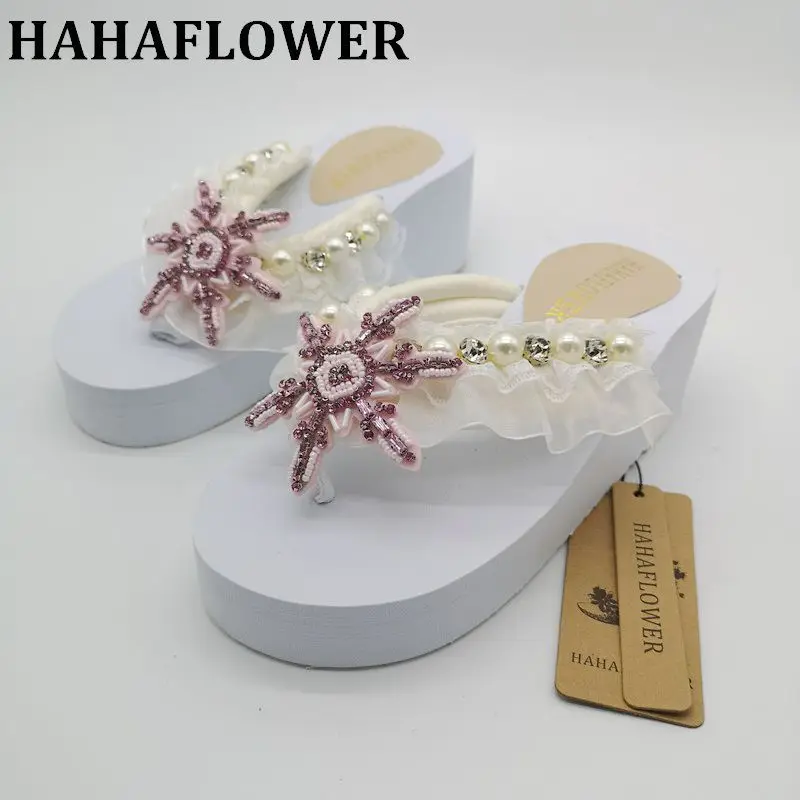 HAHAFLOWER 2018 New Women's Slippers Summer Diamond Flip Flops Rhinestone Luxury Wedding Shoes Free shipping
HAHAFLOWER 2018 New Women's Slippers Summer Diamond Flip Flops Rhinestone Luxury Wedding Shoes Free shipping