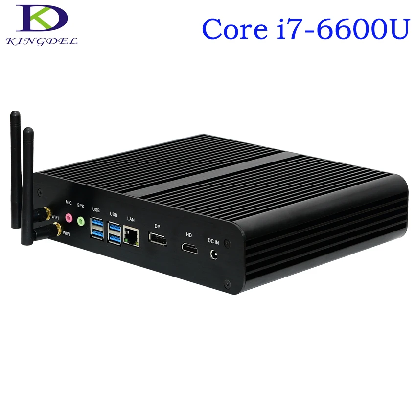 Kingdel Fanless Desktop Mini PC,4K HTPC,Intel SKYLAKE 6th Generation i7-6600U,Nettop With 16GB RAM+1TB HDD,1*DP+1*HDMI,Windows10
Kingdel Fanless Desktop Mini PC,4K HTPC,Intel SKYLAKE 6th Generation i7-6600U,Nettop With 16GB RAM+1TB HDD,1*DP+1*HDMI,Windows10