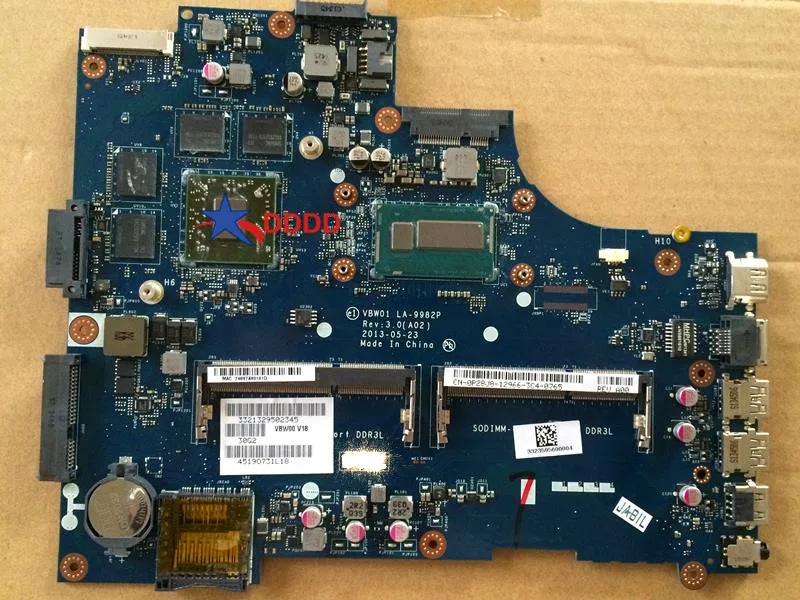 Оригинальный Для Dell15R 3537 5537 материнской платы w/ i7 4500U Процессор LA 9982P CN 0P28J8 P28J8 VBW01