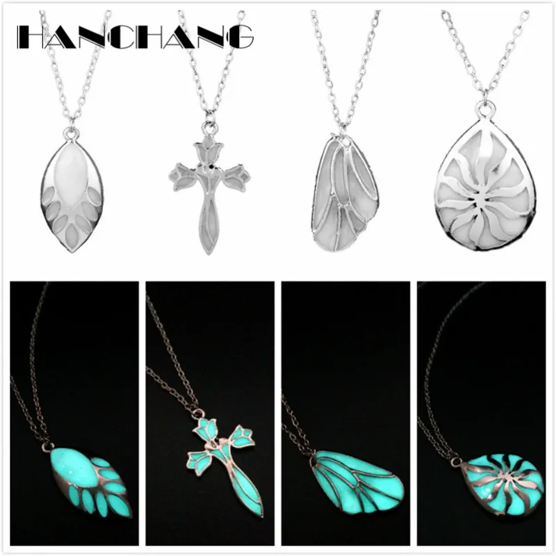 HANCHANG Trendy Jewelry Luminous Necklace Women Choker Necklace Fluorescence Pendants Necklaces Chain Accessory Glow in the Dark
HANCHANG Trendy Jewelry Luminous Necklace Women Choker Necklace Fluorescence Pendants Necklaces Chain Accessory Glow in the Dark