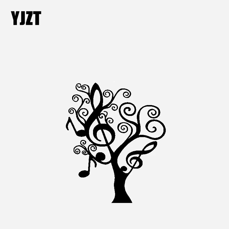 YJZT 13.4CM*16.1CM The Creative Combination Of Music And Trees Car Sticker Vinyl Decal Black/Silver C23-0853
YJZT 13.4CM*16.1CM The Creative Combination Of Music And Trees Car Sticker Vinyl Decal Black/Silver C23-0853