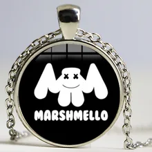 Dingyi DJ Marshmello ожерелье креативные забавные мультяшные фигурки