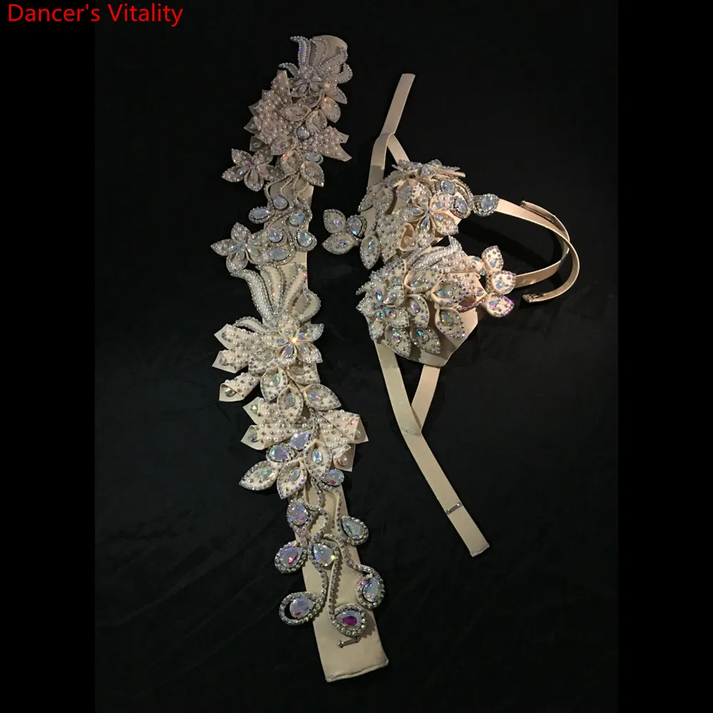 Customized Belly Dance Luxurious Diamond Bra Belt 2pcs Set Women Oriental Indian Dance Competition Performance Costume Accessory
Customized Belly Dance Luxurious Diamond Bra Belt 2pcs Set Women Oriental Indian Dance Competition Performance Costume Accessory