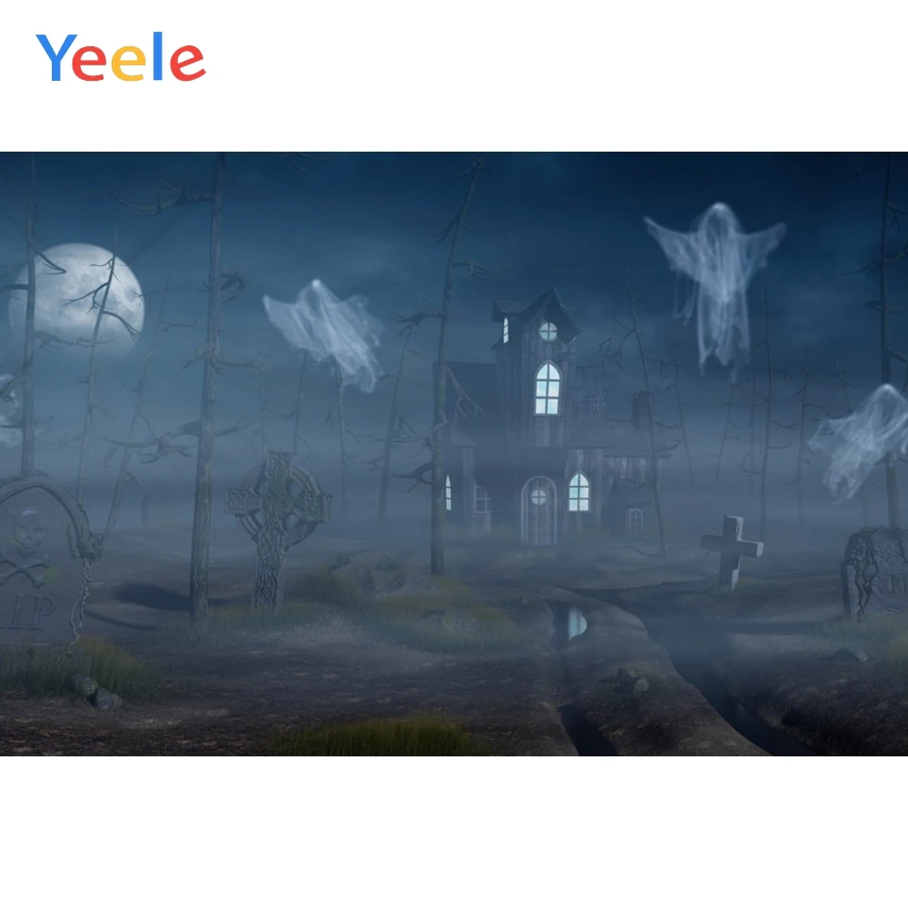 Yeele Halloween Night Moon Forest Castle Tomb Ghost Photography Backgrounds Customized Photographic Backdrops for Photo Studio
Yeele Halloween Night Moon Forest Castle Tomb Ghost Photography Backgrounds Customized Photographic Backdrops for Photo Studio